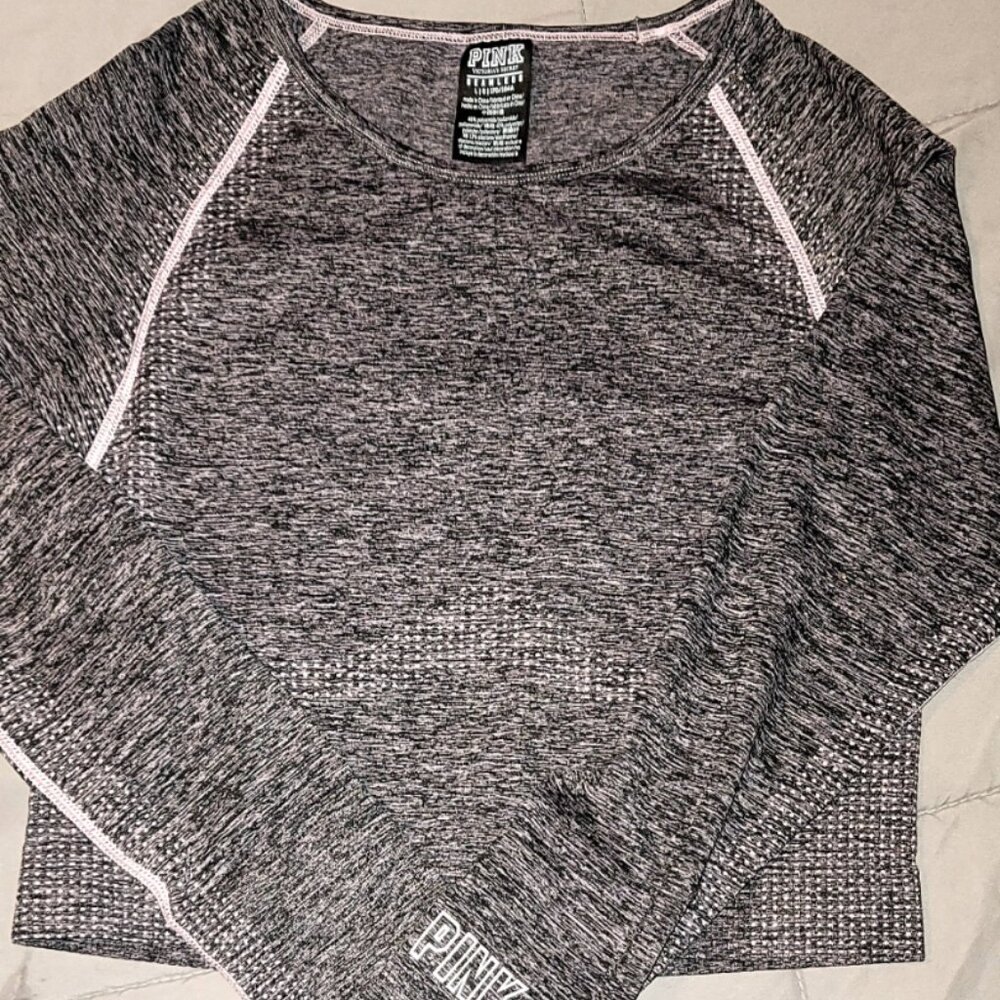 PINK by Victoria's Secret Seamless Crop Long Sleeve